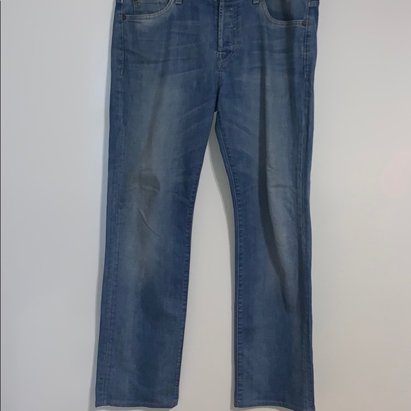 7 for all Mankind Standard Button Fly Jeans 33 - Picture 2 of 7